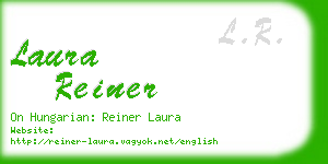 laura reiner business card